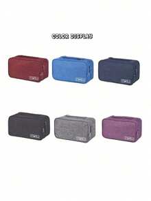 Lightweight Portable Travel Organizer Bag - Secure Zipper Pouch, Convenient Flexible Packing, Efficient Storage - Multicolor - View 5