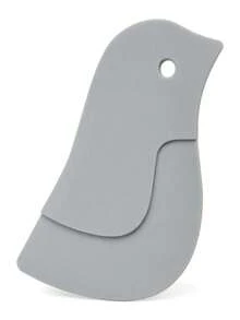 Penguin Soft Scraper Oil Board, Household Kitchen Grease Scraper, Baking Kitchen Small Tool - Grey - View 7