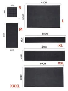 Silicone Kitchen Draining Mat, Coffee Bar Mat, Desktop Spill-Proof Coaster, Non-Slip Heat-Resistant Shock-Absorbing, Suitable For Home Bar, Coffee Station, Cocktail Making, Kitchen, Hairdressing Tool Work Mat, Vacation, Camping Essential, Party Necessity. Best Gift For Family And Friends - Black - View 11