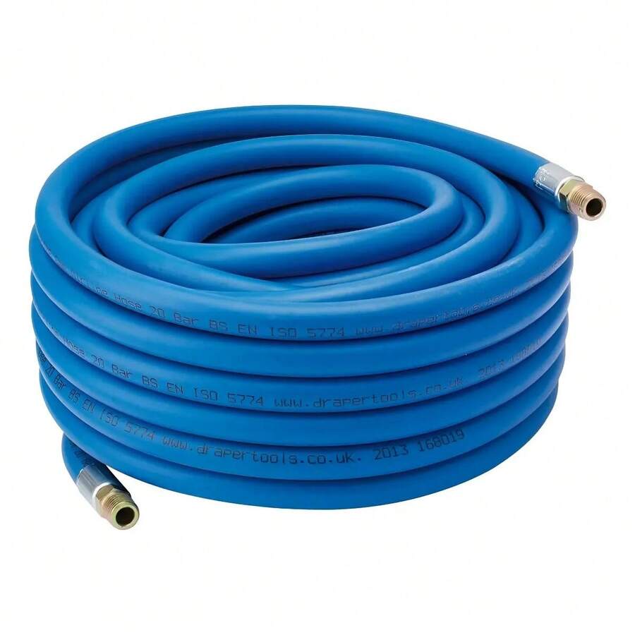 High Pressure Air Compressor Hose 3/8 - 15 Meters - Blue - View 1