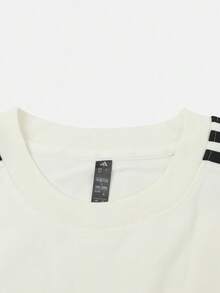Adidas 男士 ST KN SS JSY 短袖針織無領 T-Shirt TKX2823 - 米色 - 查看 3