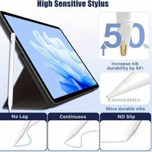 2026 Model, Compatible With 95% Of Touchscreen Devices On The Market, Including , And Android Systems. High Precision And High Sensitivity Stylus Ensures Smooth Writing. Standard Accessories Include 2 Replacement Tips And Charging Cable. - Multicolor - View 6