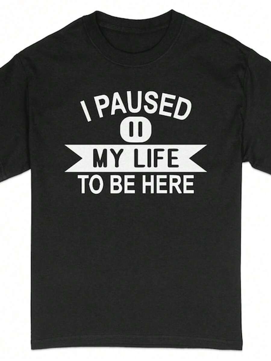 Interesting Introverts T Shirt_Ironical Social Interaction Pattern T Shirt - Black 11 - View 1