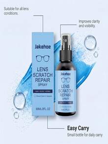Lens Scratch Care Spray, Powerfully Removes Fingerprints And Grease From Goggles And Camera Eyepieces, Dries Quickly For A Clear Field Of View. Suitable For Fashion Glasses, Prescription Glasses And Screens, Leaving No Streaks. - Multicolor - View 6