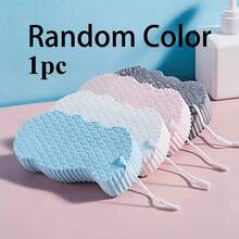 1/4 Piece Color-Random 3D Fish-Scale Design Bath Sponge Set, Gentle Exfoliation, Soft And Skin-Friendly, Three-Dimensional Cleaning Protects The Skin, Thoroughly Cleans And Exfoliates, Providing A Relaxing SPA Bathing Experience - Cleaner And Cleaner - View 8