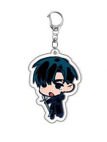 1pc-Anime Character-Alien Keychain-Figurine Keychain-Keychain-Key Cover -Jewelry Decoration - Multicolor - View 13