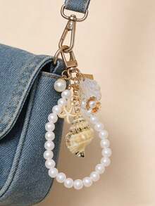Cute Beaded Pendant, Asymmetrical Shell, Starfish, Conch And Starfish Packaged Jewelry, Wallet Pendant, Elegant Women's Accessory, Beach Accessory | Elegant Keychain, Suitable For Men And Women, Perfect For Beach Summer Vacation, Ocean Embroidered Gift, Suitable For Women's Car Keys, Packaged Jewelry, Decoration, Gift, Perfect Gift For Holidays, Birthdays, School Opening, Anniversaries, Weddings, Teacher's Day And More - Multicolor - View 4