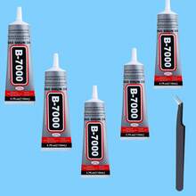 15/50/110ml B7000 Rhinestone Glue With Fine Tip Nozzle & Tweezers Set For Jewelry Inlay, Earrings, Pendants, Brooches, Jewelry Repair, Headwear & Wood Craft Bonding - 7000 - View 12