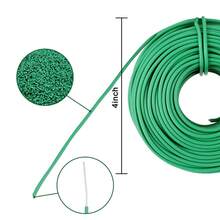 100 Feet Green Soft Twist Garden Tie For Supporting Climbing Plants, Tomatoes And Vegetables, Flexible Plant Binding Tape With 2.5mm Diameter - 100feet - View 3