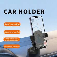 RECCI RHO-C29 Phone Holder Car 360° Rotatable Car Accessories Strong Suction Cup Universal Car Phone Mount For Dashboard Compatible With All Smartphones - A - View 7