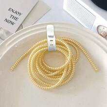 2PCS Cable Protector & Cable Organizer Set, Anti-Bending Charging Cable Saver, Prevent Cable Fraying & Tangling, Flexible Cord Protector For Phone Charger, USB Cable Management Accessory, Home, Office & Travel Essentials - One Size Fits All - View 8