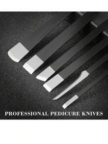 6pcs Professional Pedicure Tool Set, Stainless Steel Foot Care Tools For Trimming Ingrown Toenails, Removing Calluses And Dead Skin, Comprehensive Pedicure Set: Six Different Tools Designed To Meet Various Foot Care Needs. - Nail Care Set - View 8