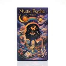 1件裝 神秘感占卜卡牌套組，適合派對聚會遊戲 - Mystic Psyche 塔羅牌 - 彩色 - 查看 2