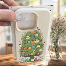 [24h Shipping From DE/FR/ES]Apple 17 16 15 Promax  21 22 23 24 25 26 Ultra Galaxy Phone Case: Direct Factory Wholesale Ivory White Lychee Pattern With Large Holes / For 17PROMAX TPU Phone Case With 2D Flat Monster Tree Pattern, Creative UV Printing And Comfortable Grip For IPhone 17/16/15/14/13/12/11/8/7 Plus Pro ProMax, Best Gift For - 1 Piece Of Picture Color - View 5