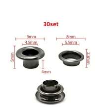 10/30/50 Set Metal Eyelet With Washer Grommet Ring Air Hole Rivet For Leather Bag Shoes Belt Cap Clothes - A - View 69