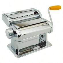 Taylor & Brown 5 In 1 Heavy Duty Stainless Steel Professional Fresh Pasta Lasagne Spaghetti Tagliatelle Maker Machine, Manual Operation, 9 Thickness Settings, Removable Handle, Compact Design - Silver - View 2