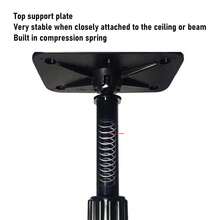 3M Telescoping Level Staff Pole, Quick Lock Iron Alloy With Universal Mount And Carry Bag - A - View 5