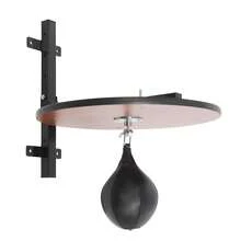 YUNRUX Plataforma para saco de velocidad, conjunto de plataforma para saco de velocidad, dispositivo de entrenamiento de boxeo de alto rendimiento con pelota de boxeo. - A - Ver 9