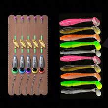 ANFS 15pcs Premium Jig Head Wide Belly Crank Hook Set, Fishing Hook Set-Suitable Fishing Gear Essential Fishing Gear Finished Set - Multicolor - View 5