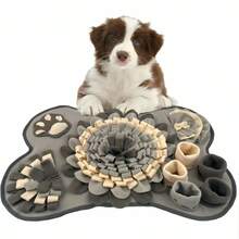 A Bone-Shaped Pet Sniffing Mat With A Hidden Food Design And 3D Flower Pattern, Suitable For Small And Medium-Sized Dogs, And A Slow-Feeding Training Toy. - 預設 - 查看 1