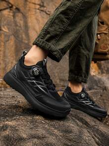 Men Hiking & Trekking Shoes - Black - View 5