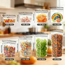 48/22pcs Kitchen Storage Containers, Food Storage Tanks, (24/11 Container + 24/11 Lid) Kitchen Preservation And Storage Boxes, Plastic Storage Boxes, For Grains, Flour, Sugar, With Labels + Marks, Kitchenware, Baking Container - View 6