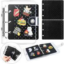 1pc Pin Collection Display Book - Portable Pin Storage Book, 8 Pages 350 Holes Storage Display Book, Portable Felt Storage Book, With Holes, Storage Solution, Jewelry Roll. - Multicolor - View 10