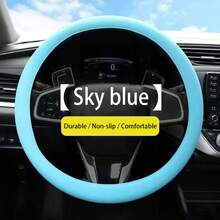 Universal All-Season Steering Wheel Cover, Thin Non-Slip Car Steering Wheel Cover, Suitable For Car And Boat Steering Wheels, Car Accessories, Women's Car Decor Set - Multicolor - View 11