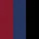 Black/Navy/Wine Red