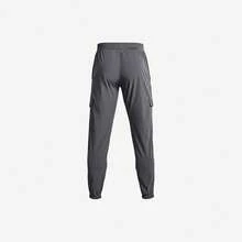 Under Armour UA Tech 系列丨輕薄防潑水抗皺透氣男子工裝多口袋束腳運動長褲 - 灰色 - 查看 4
