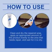 Glass Glue Waterproof Repair Adhesive Grout Sealant Multi-Purpose Transparent White Glass Glue - A - View 9