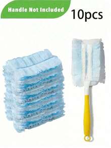 30pcs Disposable Dust Duster Refills, Electrostatic Dust Duster Head Replacements - Easily Remove Dust From Electronics, Furniture, Blinds And Ceiling Fans - (Handle Not Included) - Cleaning Supplies, Cleaning Accessories - Multiple Styles - View 2