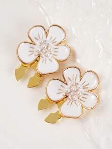 1/2 piezas Clip de cubierta de botón para camisa, decoración de gemelos sin costura, clip de flor de metal DIY para cuello de camisa, traje y vestido, accesorio de moda, regalo - A - Ver 16