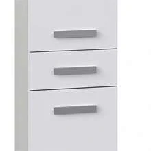 Bathroom Storage Cabinet Single Pack, Narrow Bathroom Vanity Cupboard With 2 Doors & 1 Drawer, 3 Colors Space Saving Linen Tower For Small Rental Apartment Compact Washroom - Multicolor - View 6
