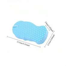 1/4 Piece Color-Random 3D Fish-Scale Design Bath Sponge Set, Gentle Exfoliation, Soft And Skin-Friendly, Three-Dimensional Cleaning Protects The Skin, Thoroughly Cleans And Exfoliates, Providing A Relaxing SPA Bathing Experience - Cleaner And Cleaner - View 6