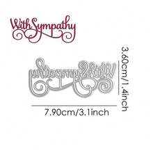 Christmas-Themed Blessing Art Words Metal Cutting Dies Suitable For Holiday Gift Decoration Cards, For Handmade Cards, Photo Albums, Scrapbook Decorations, Template Art Decoration - Metal Cutting Dies - View 19
