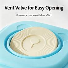 6 Pack 150ml Stackable Baby Food Storage Containers With Scale Vent Lid Portable Microwavable Snack Pots For Travel Nappy Bag - Multicolor - View 10