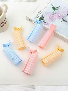 2/1pc Extra Large Heatless Self-Adhesive Hair Curler Set, Fluffy Hair Roller For Students, Slouchy Hair Curler, Root Lift Clip For Air Bangs, Create High Root Voluminous Curls | Damage Repair Overnight Curls And Bangs Styling, Pink, Blue, Yellow Optional, Suitable For Long And Medium Hair - Multicolor - View 6