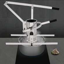 Manual Meatball Maker, Commercial Meatball Forming Machine, Meat Ball Shrimp Ball Processing Forming Machine 3 Size Meat Ball Making Tool Stainless Steel Meatball Former For Home Restaurants - Silver - View 4