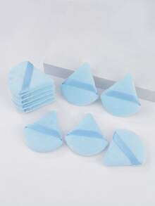 三角麂皮化妝粉撲 5/10/20/30/50/100入，超柔軟麂皮材質，適用於修容、眼部與角落，適合所有膚質 - 彩色 - 查看 4