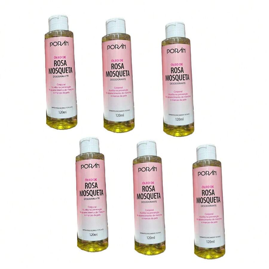 Atacado Kit C/6/3/1 Óleo De Rosa Mosqueta 120ml - Porán (PR50) - 6UN - Visão 1