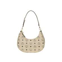 Mcm Aren Series Logo Printed Women's Shoulder Bag MWHFATA02I8001 - Beige MWHFATA02I8001 - View 4
