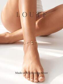 1pc Women's Anklet Jewelry Anniversary Birthday Gift - Gold - View 4