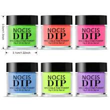NOCIS 6色浸粉美甲套組－壓克力浸粉DIY美甲套組，春夏馬卡龍色系，持久配方，無需UV燈 - 彩色 - 查看 5