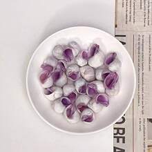 10pcs Light Purple Shells | Suitable For Fish Tank Aquarium Micro Landscape Decoration - Mini Hermit Crab Shell Replacement, Handmade DIY Niche Home Decor, Shell Wind Chime, Ocean Theme Party Decoration - Set - View 7