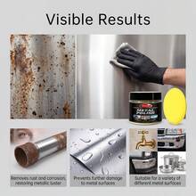 Kitchen Cleaning Paste, Grease & Grime Remover For Stainless Steel Pots, Descaling Without Damaging Surface, Metal Polishing Agent, Rust Removal & Shine Restoration For Home Metal Surfaces, Easy To Use, Holiday Gift For Family & Friends (Random New/Old Style) - Mix - View 7