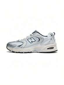 New Balance 2026 夏季新款 530 系列中性復古慢跑鞋 透氣網布運動休閒厚底運動鞋 MR530KA-D - 米白 - 查看 1
