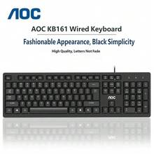 AOC KB161 Black Keyboard Wired Keyboard And Mouse Set For Computer Laptop Home Office Keyboard - View 12