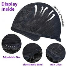 Afro Kinky Curly Wig ShortSynthetic With Bangs Black Bug Cheap Hair Halloween Heat Resistant Fiber For Africa America Women - Multicolor - View 9