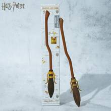Monogram Warner Bros 1支華納兄弟官方授權  Nimbus 2000 掃帚魔杖角色造型順滑書寫凝膠墨水圓珠筆，適用辦公室、學校、居家學習、手帳記錄，文具桌面配件，成人粉絲節日禮物 - 查看 3